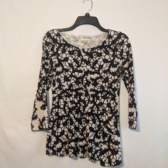 Anthropologie Leiffsdottir Black and White Sweater - Picture 7 of 10